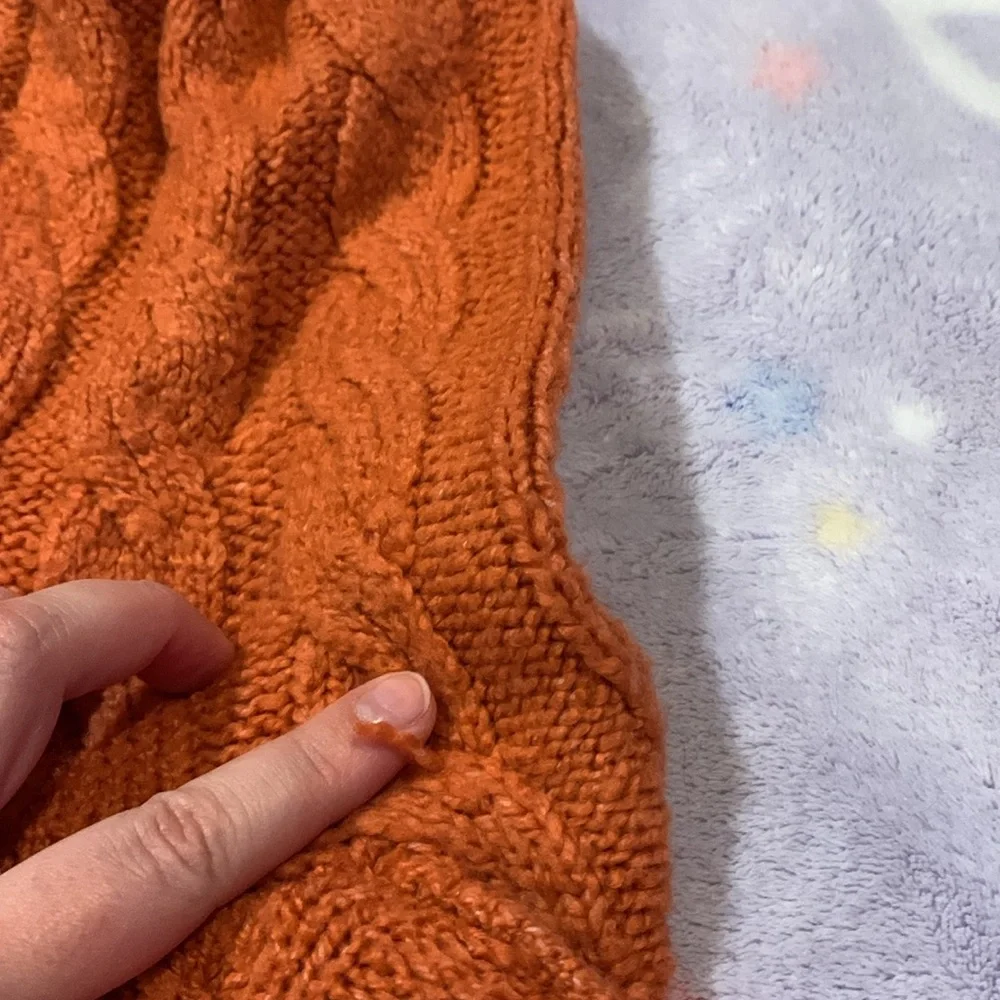 American Eagle Soft & Cozy Hoodie Sweater Coral - Picture 9 of 9